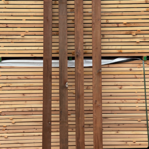 Cedar Fence Materials 4x4x7 Jumbo Front