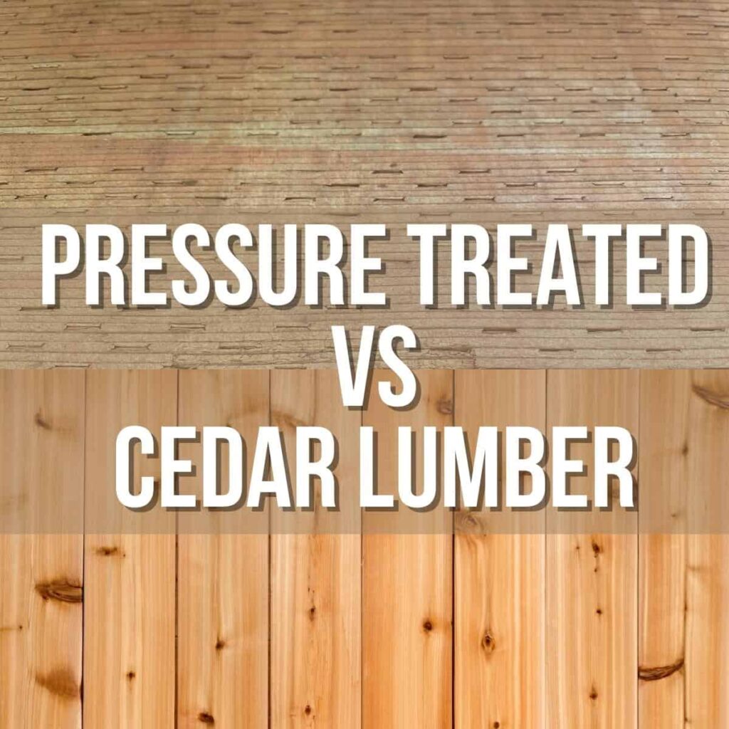 Pressure Treated Post on Pipe vs Cedar Post on Pipe
